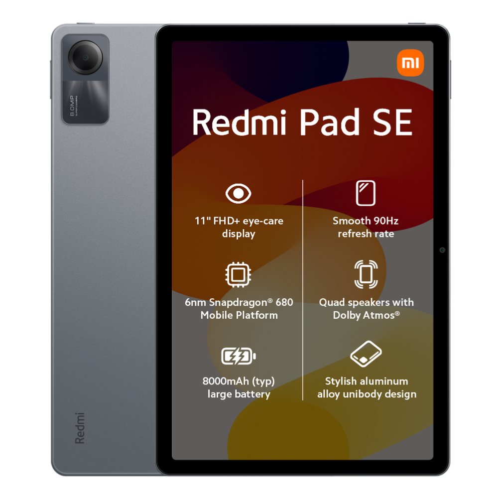 Xiaomi Redmi Pad SE 4GB RAM 128GB ROM - Graphite Gray – Smartphone Xiaomi Redmi Pad SE 4GB RAM 128GB ROM - Graphite Gray – Smartphone