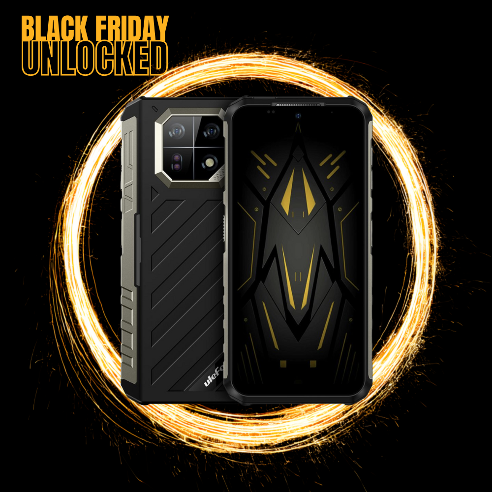Ulefone Armor 22 Rugged Phone 8GB RAM 256GB ROM - Dual SIM - Black