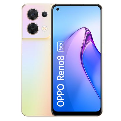 OPPO Reno8 5G 8GB RAM 256GB ROM - Dual SIM -Shimmer Gold