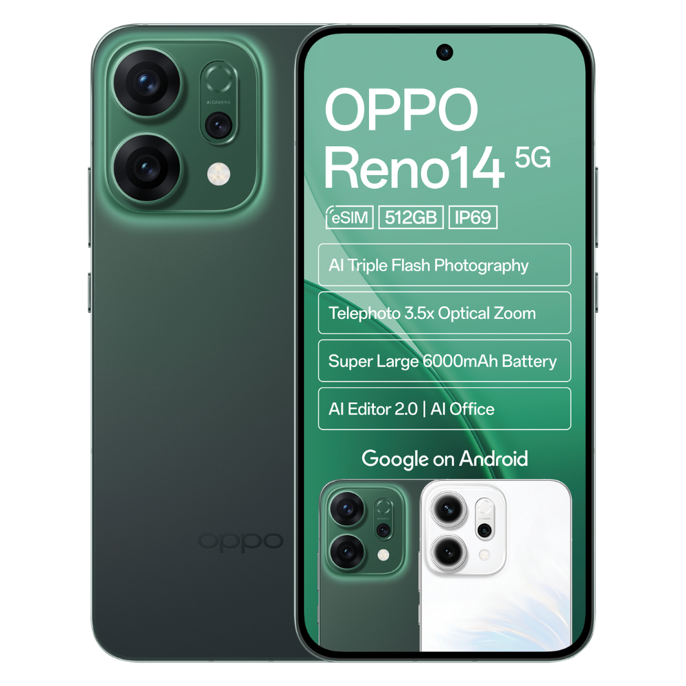 OPPO Reno14 5G 12GB RAM 512GB ROM - Dual SIM