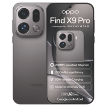 OPPO Find X9 Pro (eSIM) 16GB RAM 512GB ROM - Dual SIM - Bundle with AirVOOC 50W Charger & Aramid Case