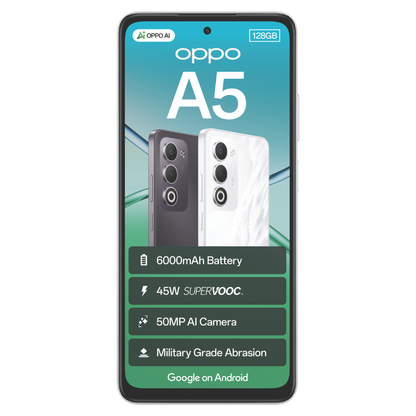OPPO A5 4GB RAM 128GB ROM - Dual SIM
