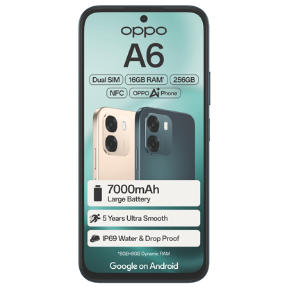 OPPO A6 8GB RAM 256GB ROM - Dual SIM