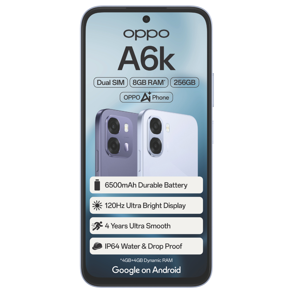 OPPO A6k 4GB RAM 256GB ROM - Dual SIM