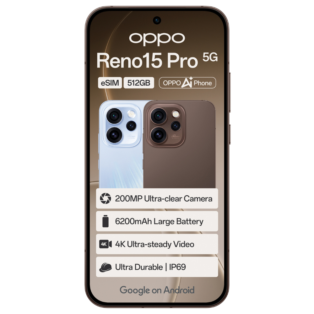 OPPO Reno15 Pro 5G 12GB RAM 512GB ROM - Dual SIM