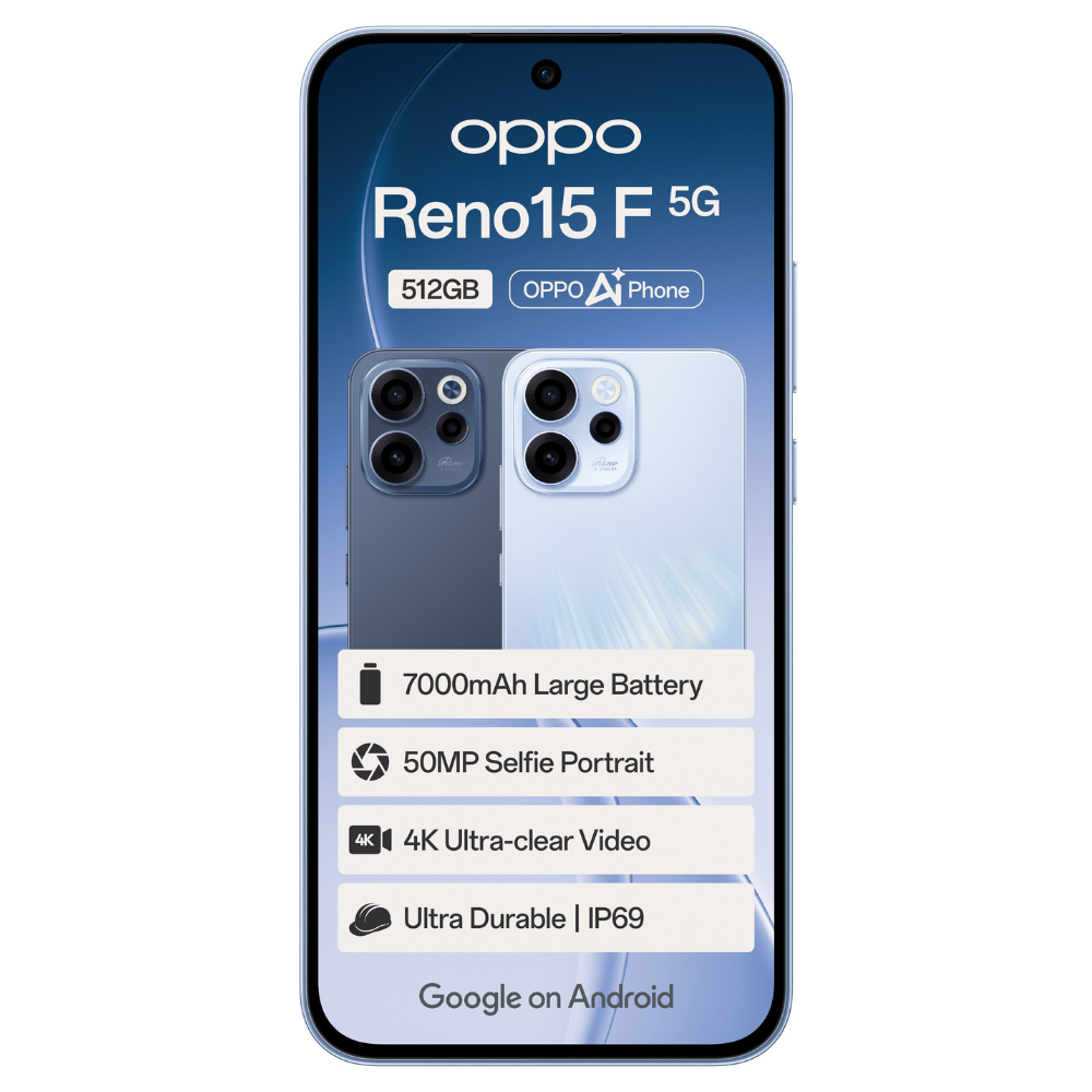OPPO Reno15 F 5G  12GB RAM 512GB ROM - Dual SIM