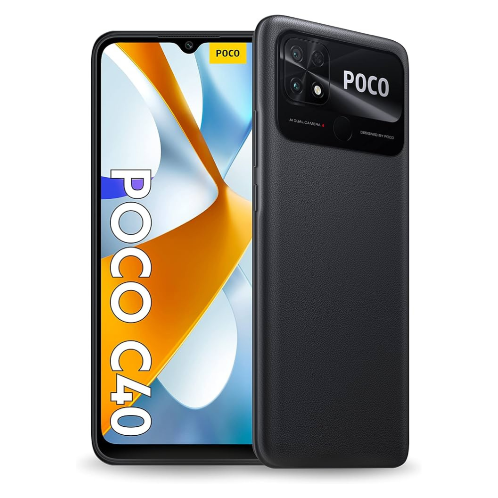 Poco C40 4GB RAM 64GB ROM - Dual SIM - Power Black