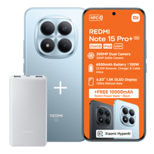 Xiaomi Redmi Note 15 Pro+ 5G 8GB RAM 256GB ROM - Dual SIM + Redmi 10000 mAh Powerbank