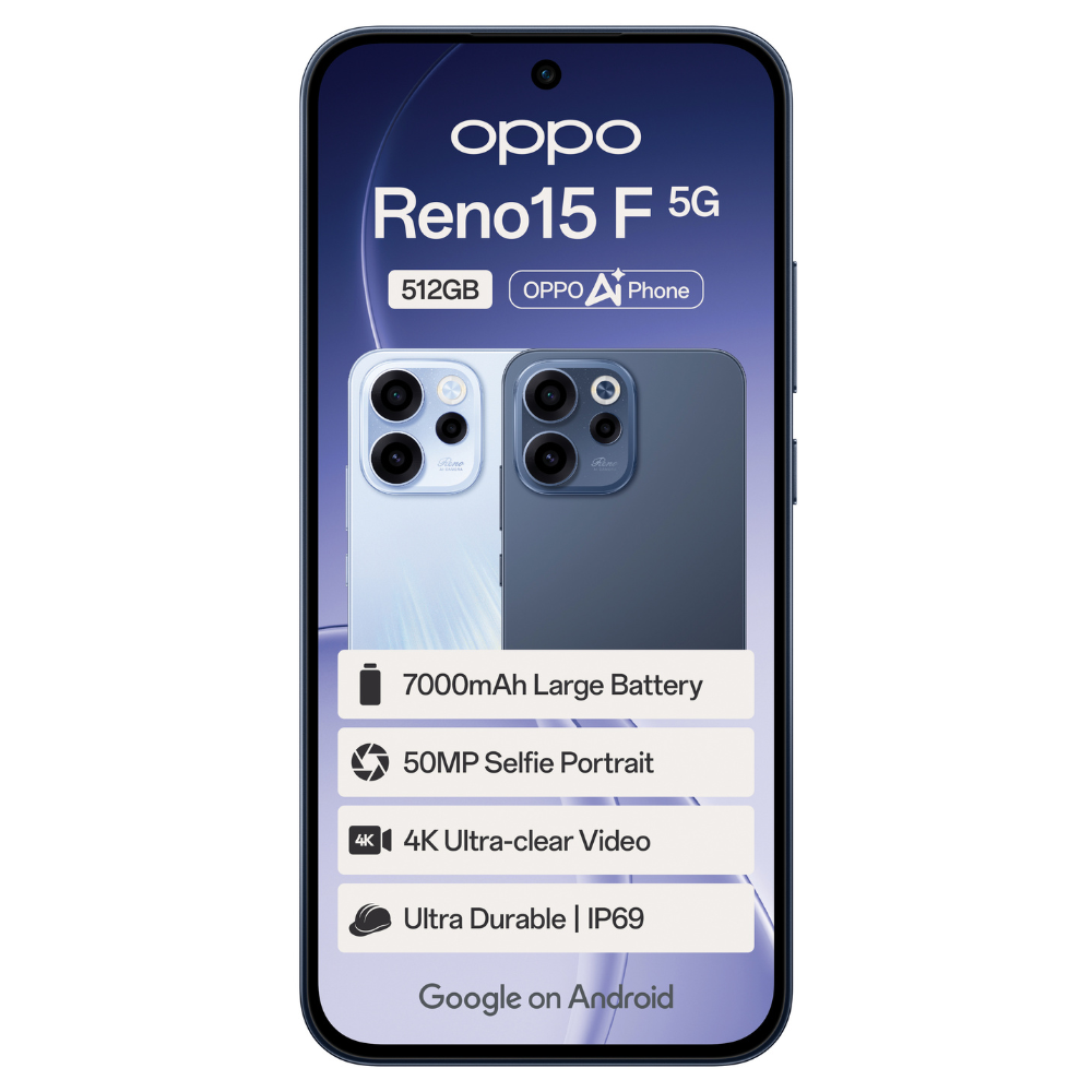 OPPO Reno15 F 5G  12GB RAM 512GB ROM - Dual SIM
