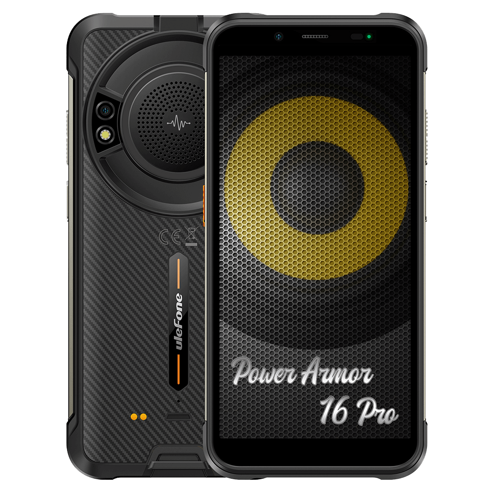 Ulefone Power Armor 16 Pro 4GB RAM 64GB ROM - Dual SIM - Black