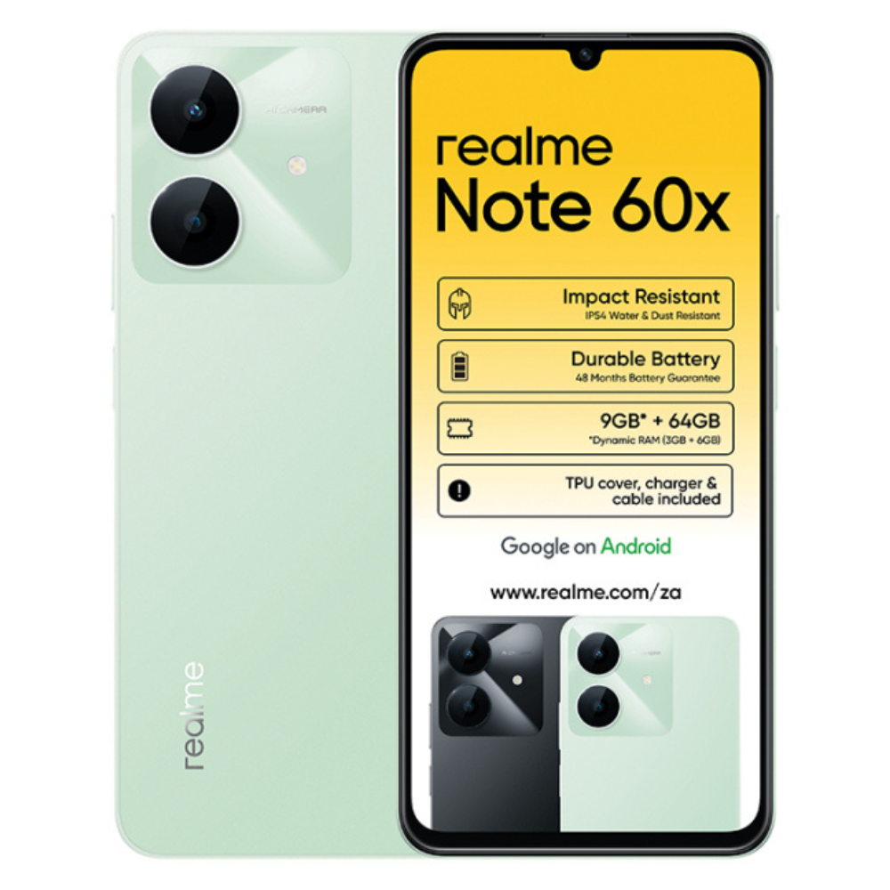 Realme Note 60x 4GB RAM 128GB ROM - Dual SIM – Smartphone Shop