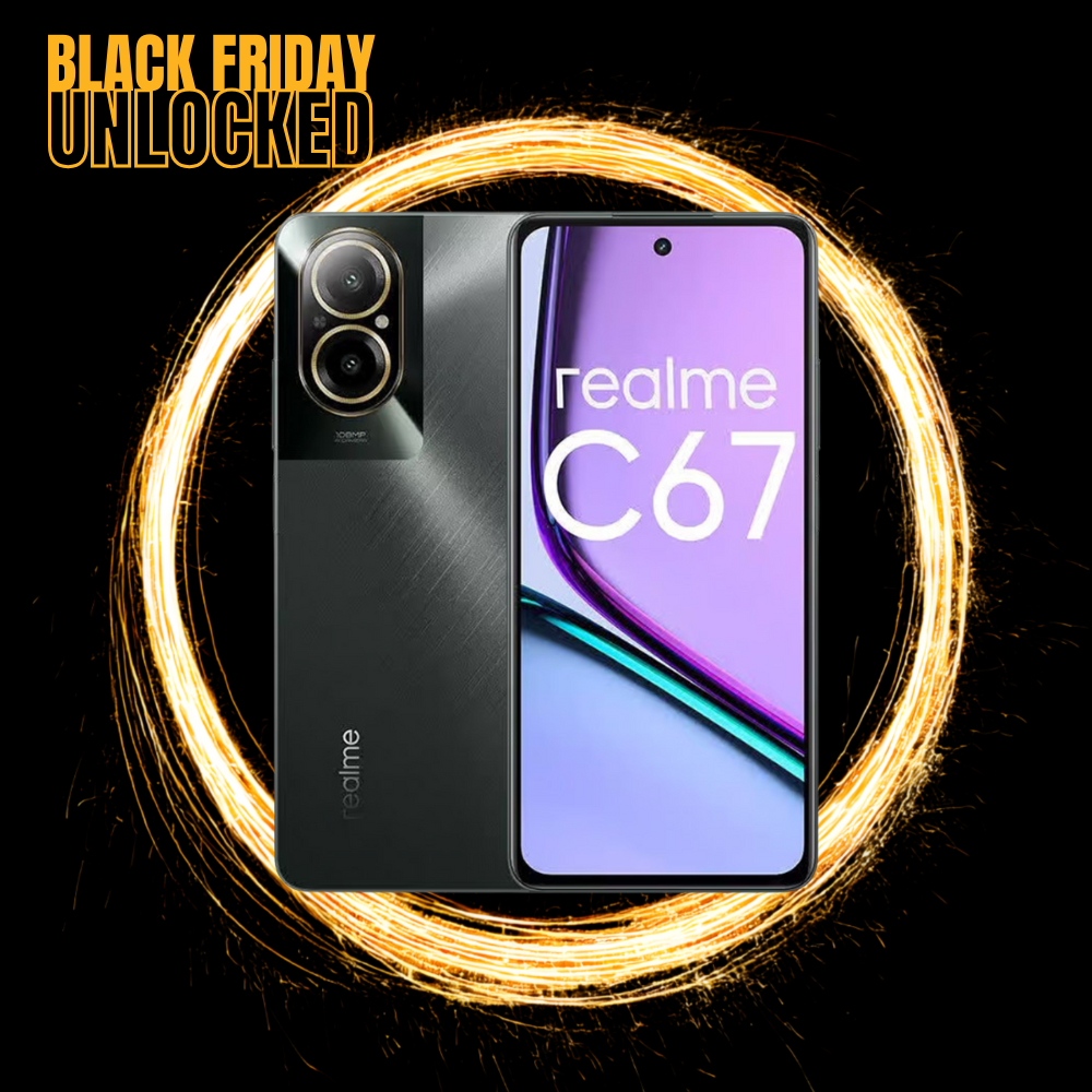 Realme C67 8GB RAM 256GB ROM - Dual SIM - Black Rock – Smartphone