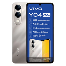 Vivo Y04 4GB RAM 256GM ROM - Dual SIM - Titanium Gold